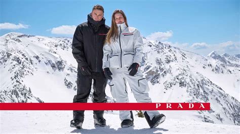 сноуборд prada|PRADA LINEA ROSSA FALL/WINTER 2021 SKI CAMPAIGN.